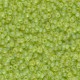 Miyuki rocailles Perlen 11/0 - Matted transparent chartreuse ab 11-143FR